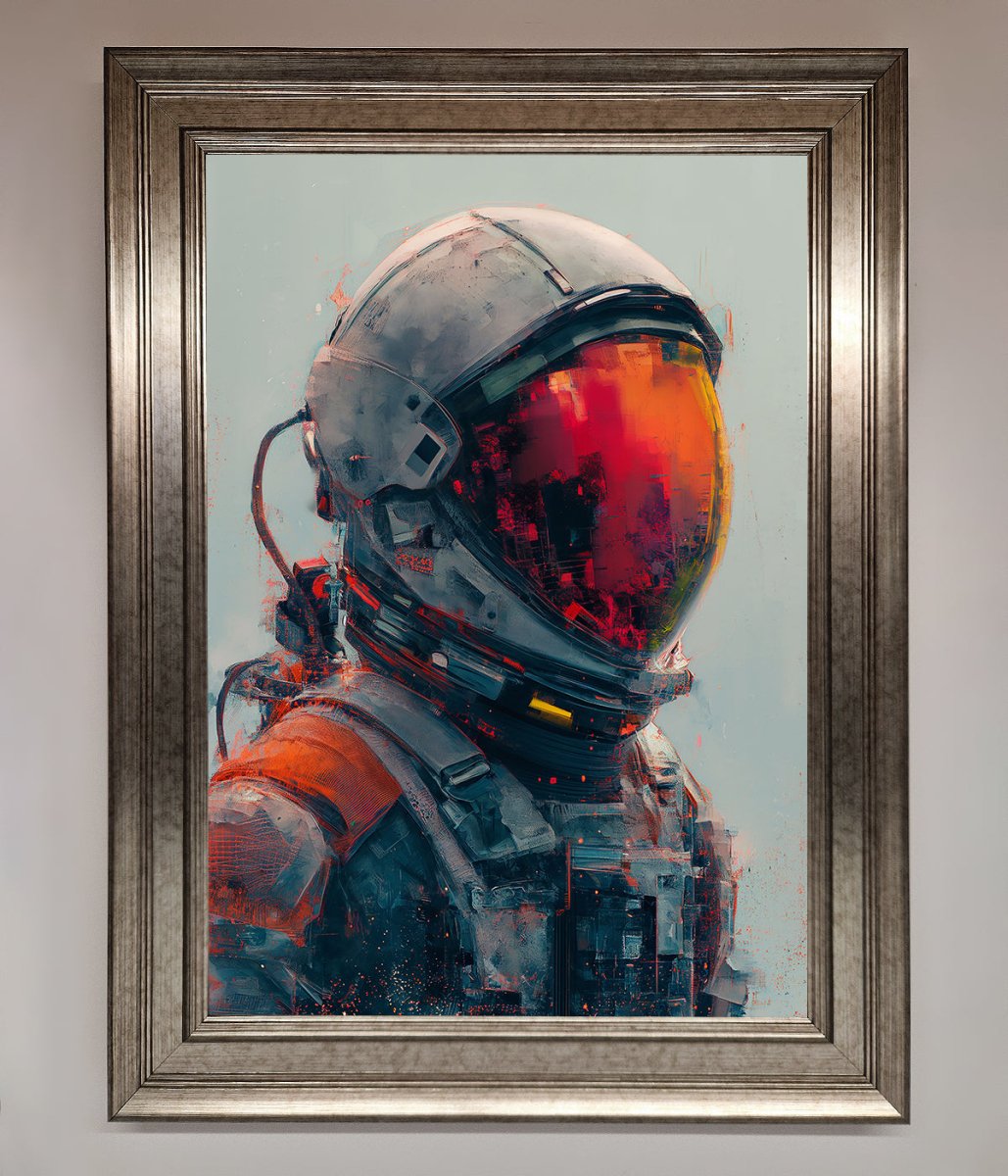 Space Man Framed Wall Art - Zestio