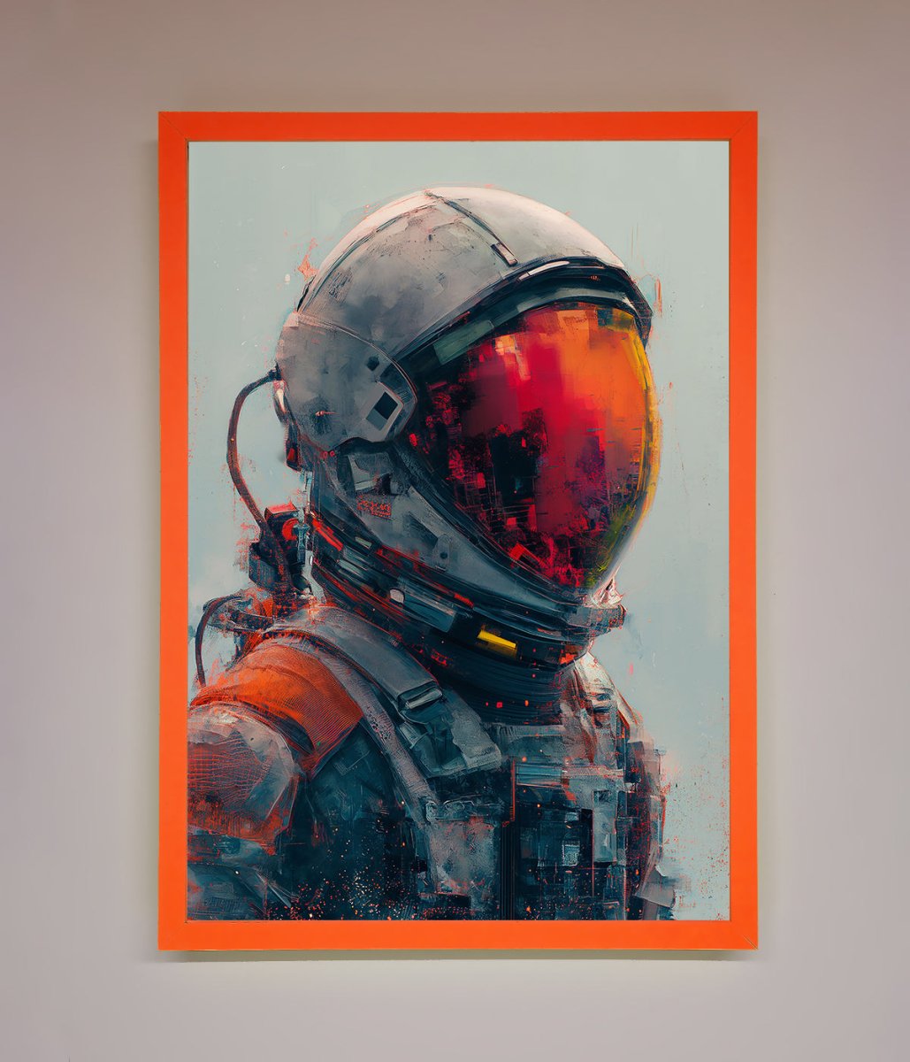 Space Man Framed Wall Art - Zestio