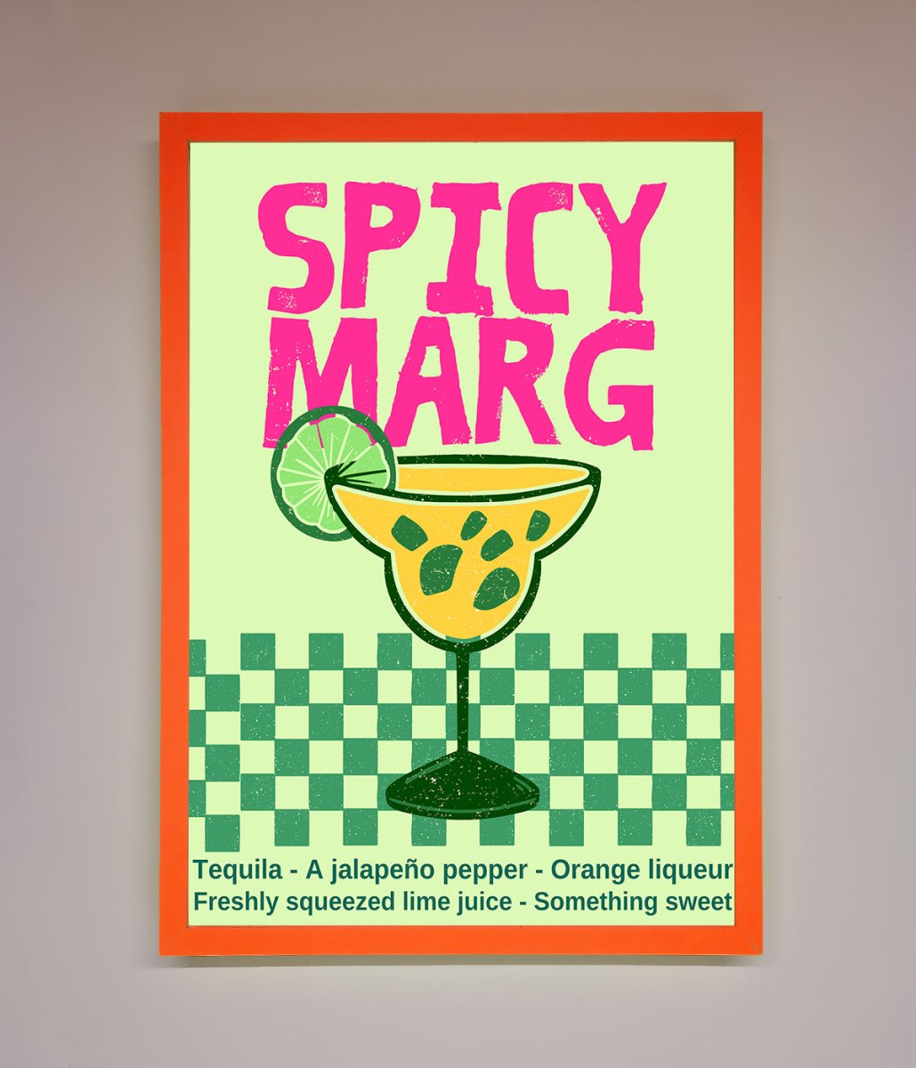 Spicy Marg Framed Poster - Zestio
