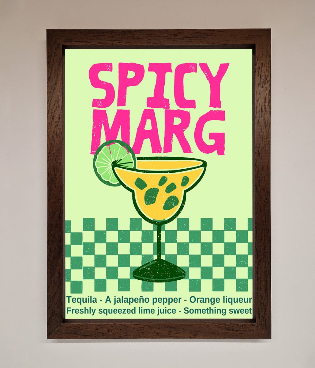 Spicy Marg Framed Poster - Zestio