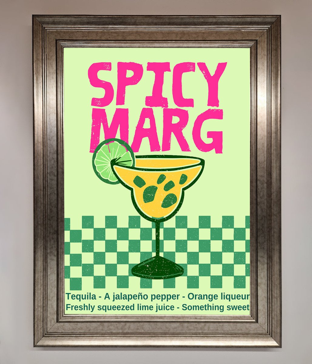 Spicy Marg Framed Poster - Zestio