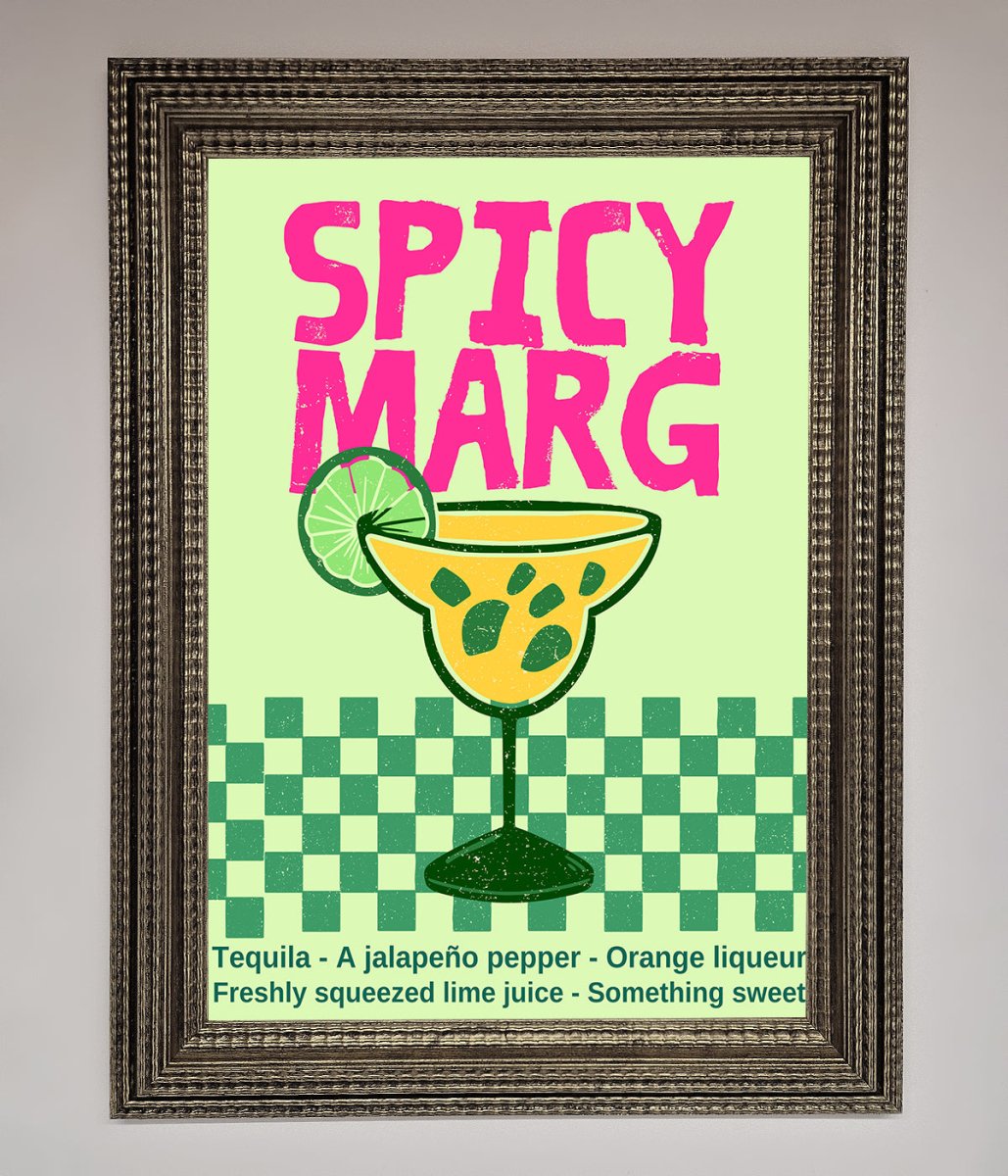 Spicy Marg Framed Poster - Zestio