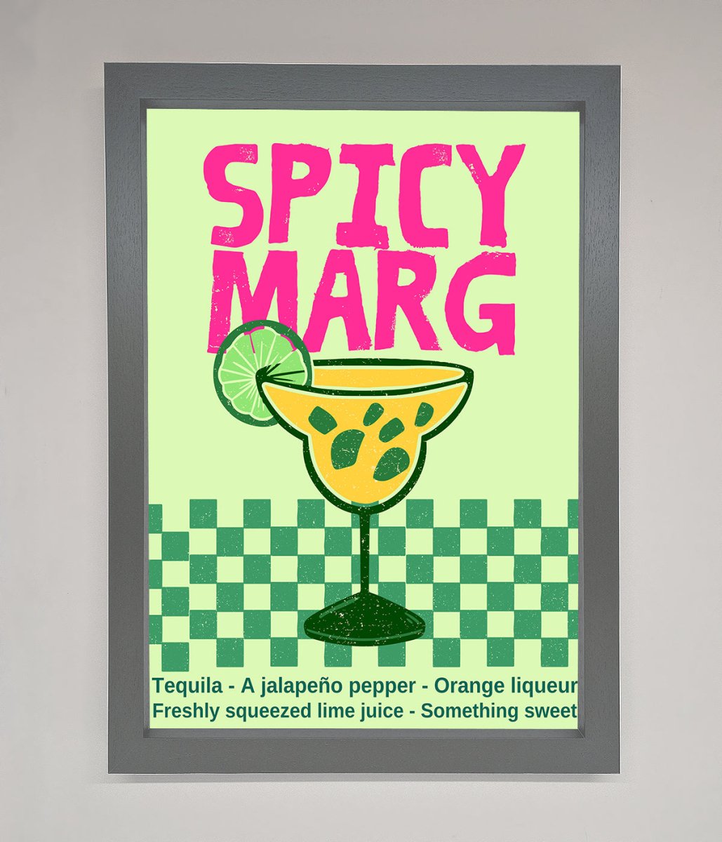 Spicy Marg Framed Poster - Zestio