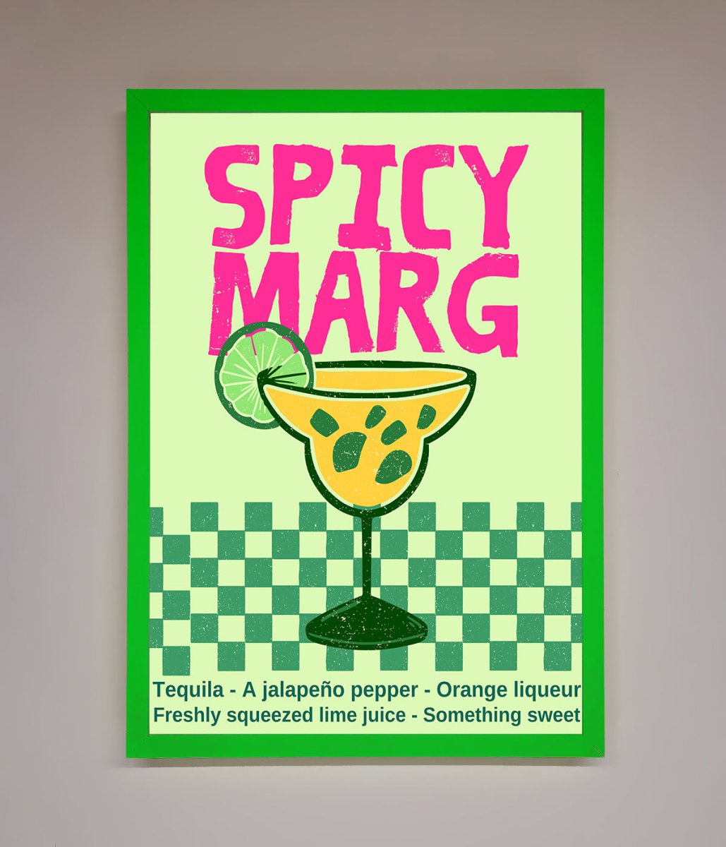 Spicy Marg Framed Poster - Zestio