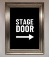 Stage Door Framed Print - Zestio