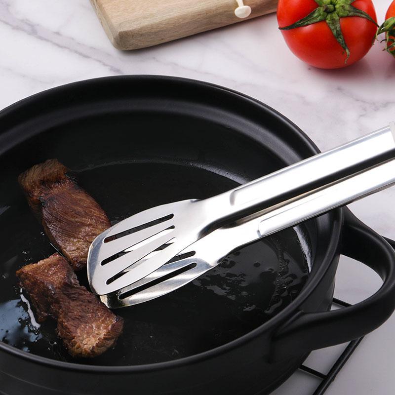 Stainless Steel Silicone Tongs