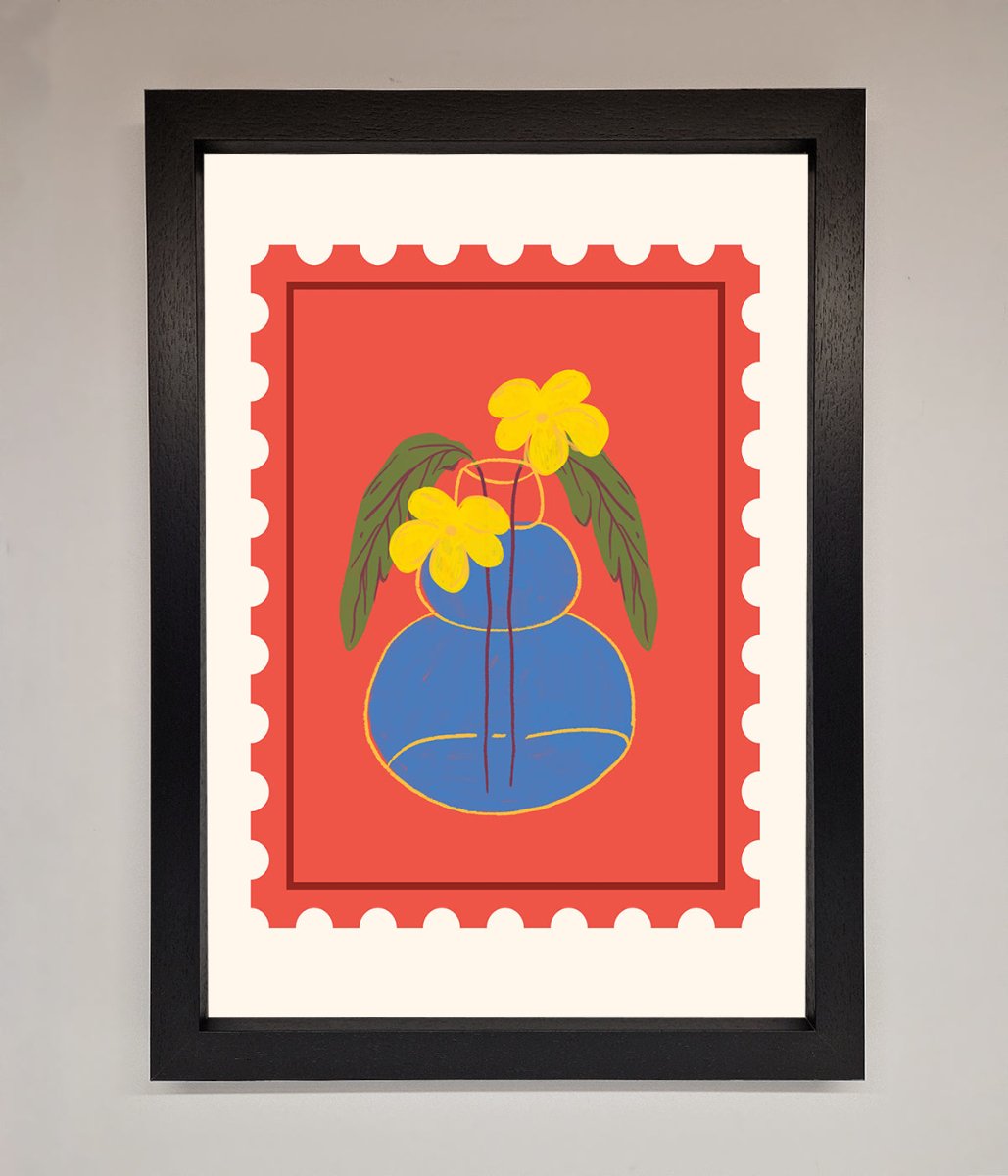 Stamp Plant Framed Wall Art - Zestio