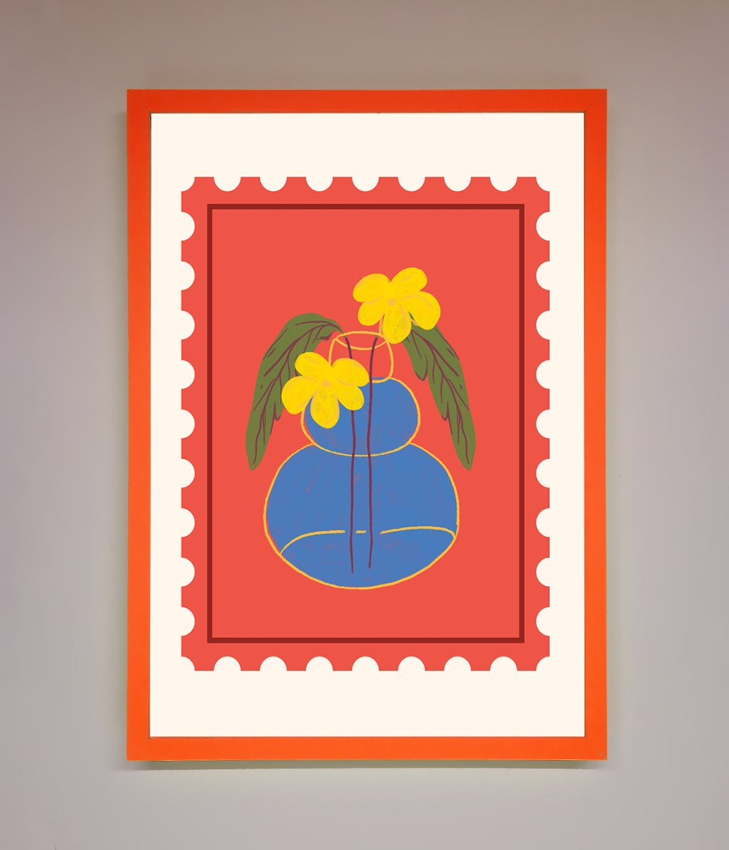 Stamp Plant Framed Wall Art - Zestio