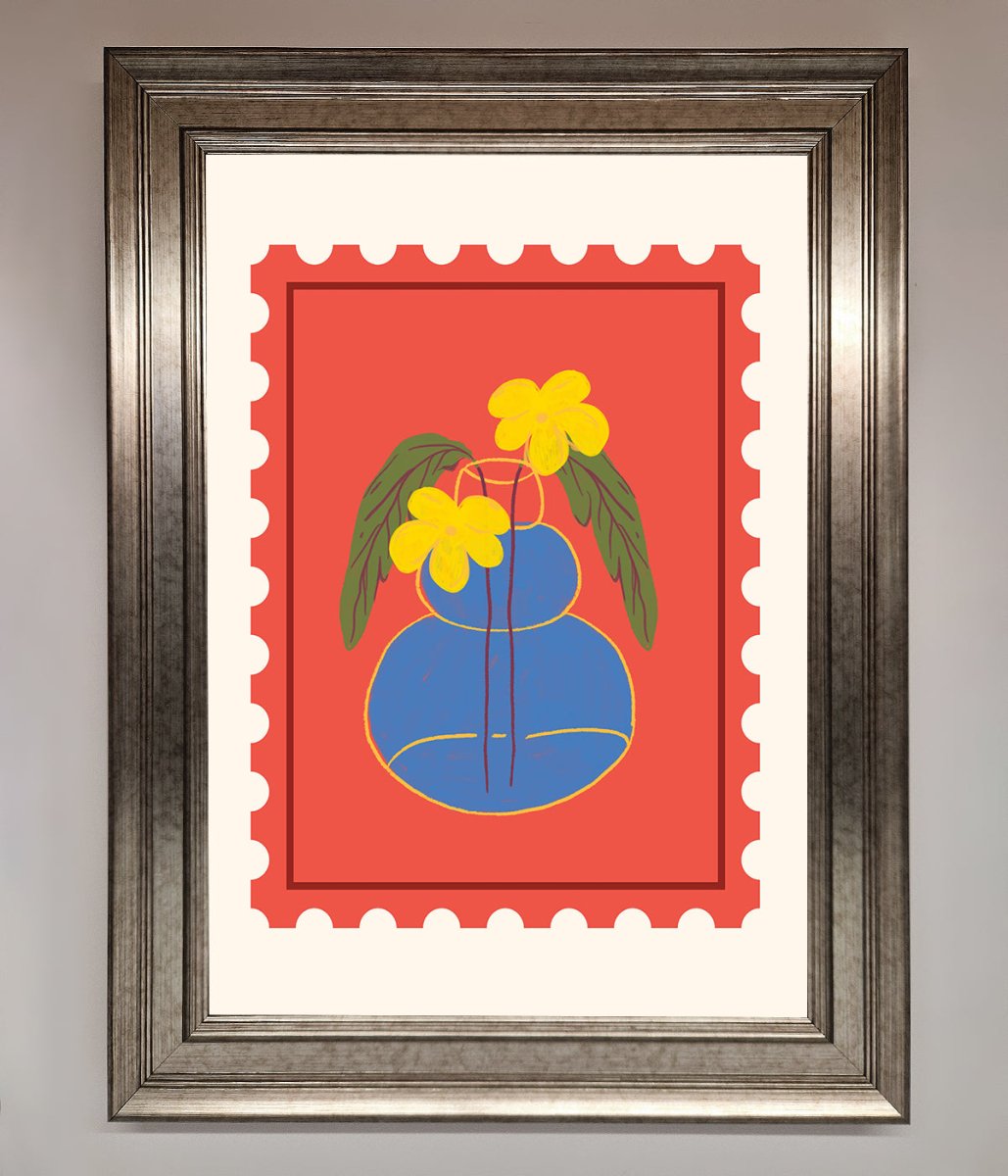 Stamp Plant Framed Wall Art - Zestio