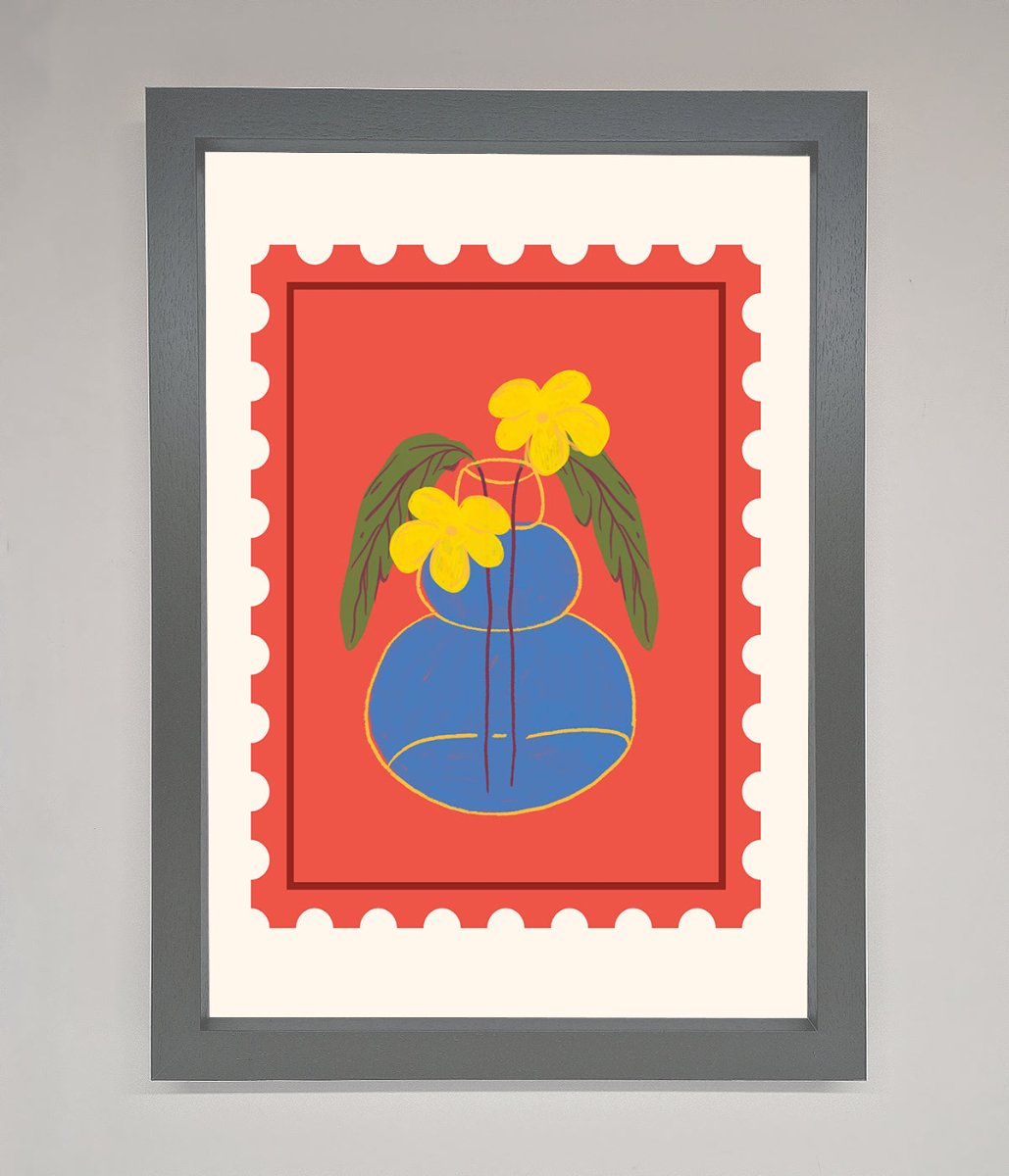 Stamp Plant Framed Wall Art - Zestio