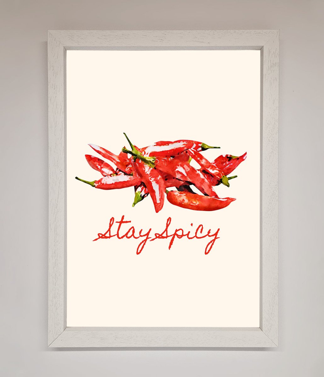 Stay Spicy Framed Print - Zestio