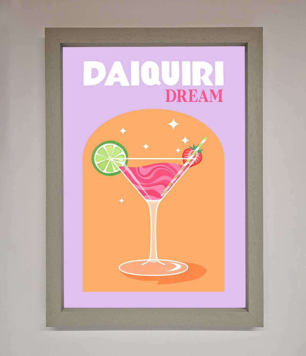 Strawberry Daiquiri Framed Print - Zestio