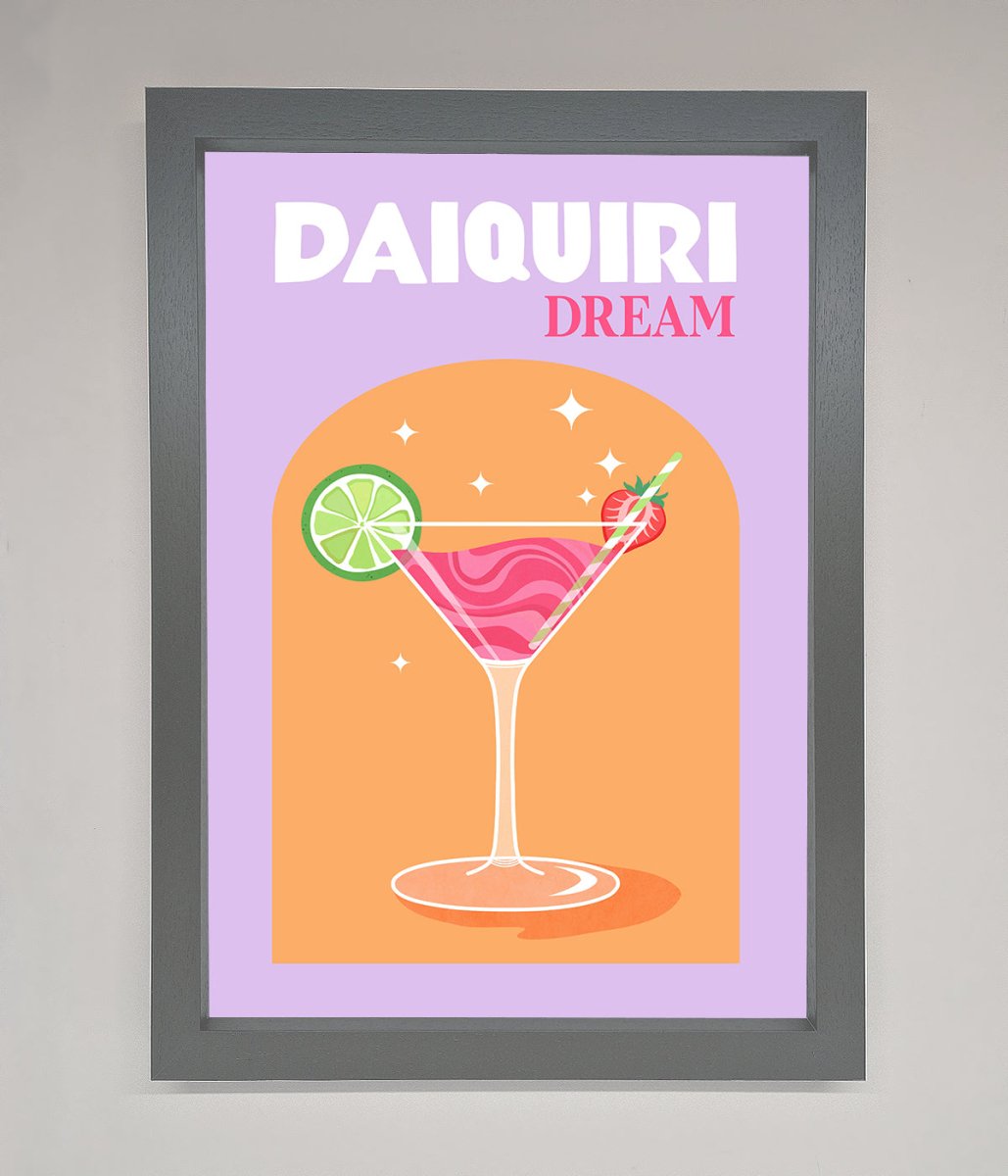 Strawberry Daiquiri Framed Print - Zestio