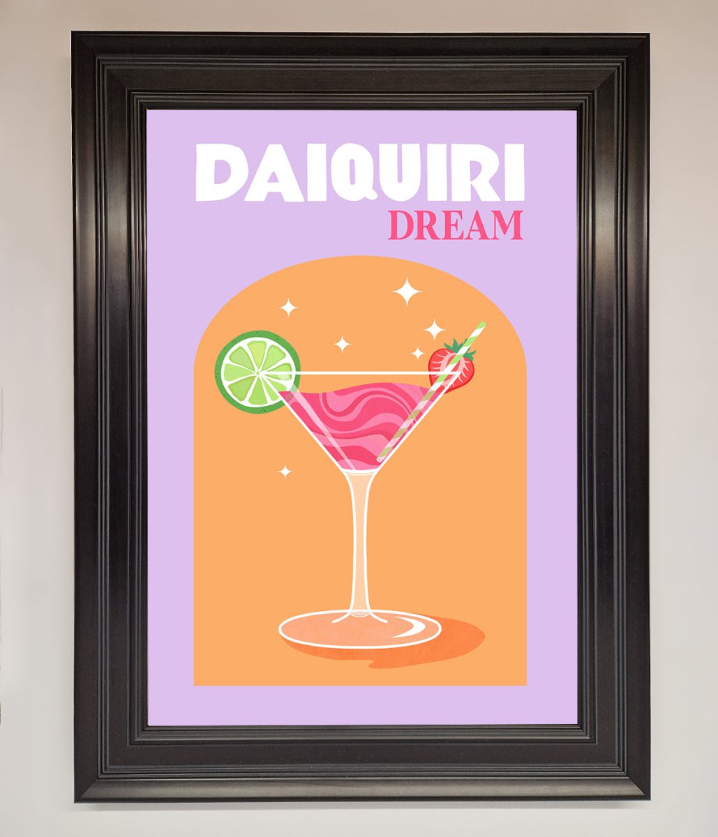 Strawberry Daiquiri Framed Print - Zestio