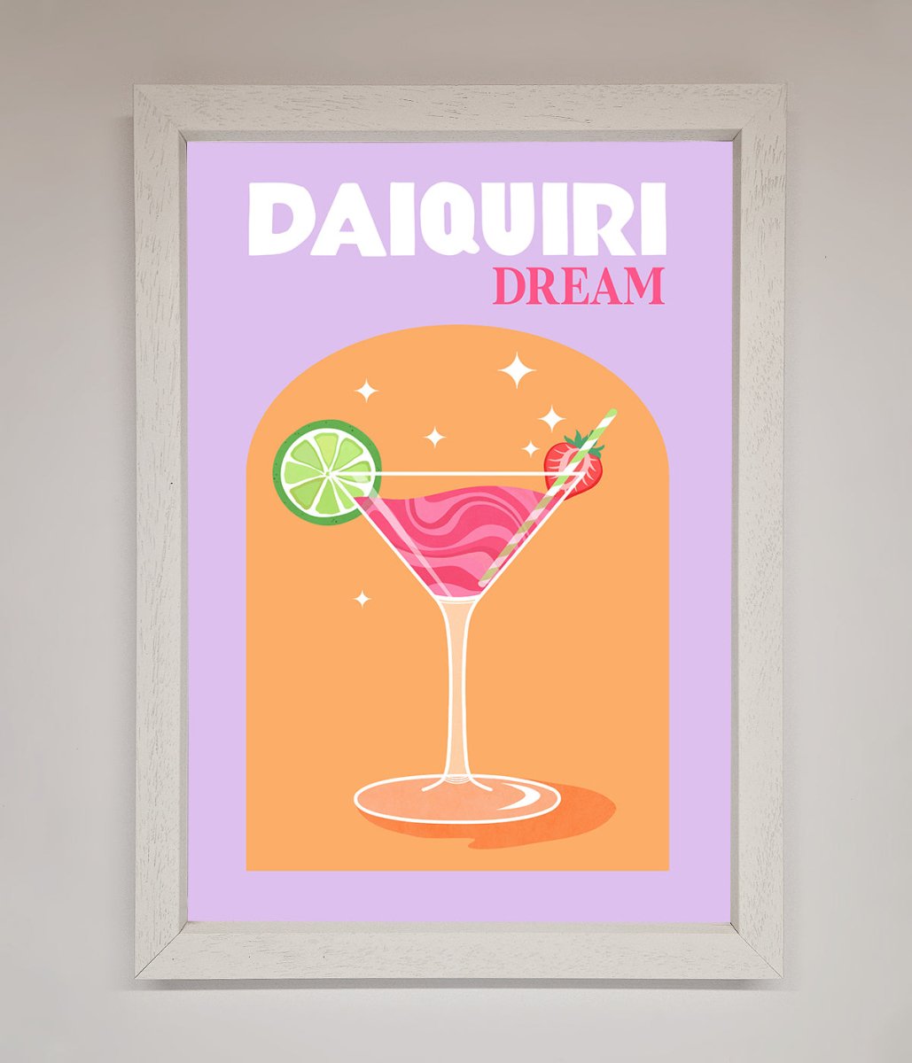 Strawberry Daiquiri Framed Print - Zestio