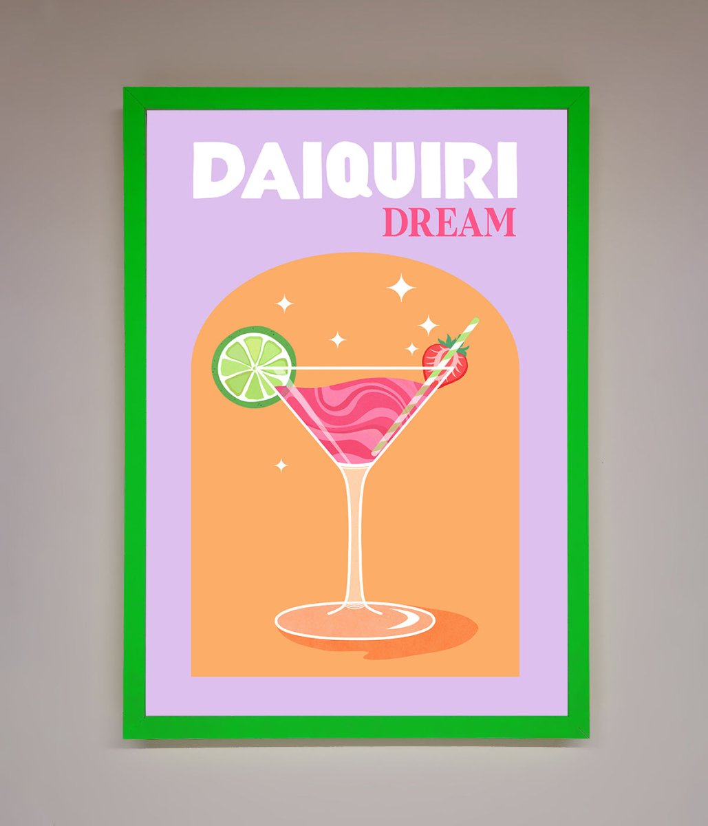 Strawberry Daiquiri Framed Print - Zestio