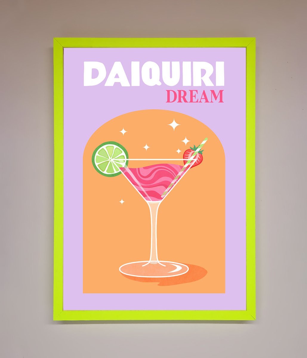 Strawberry Daiquiri Framed Print - Zestio