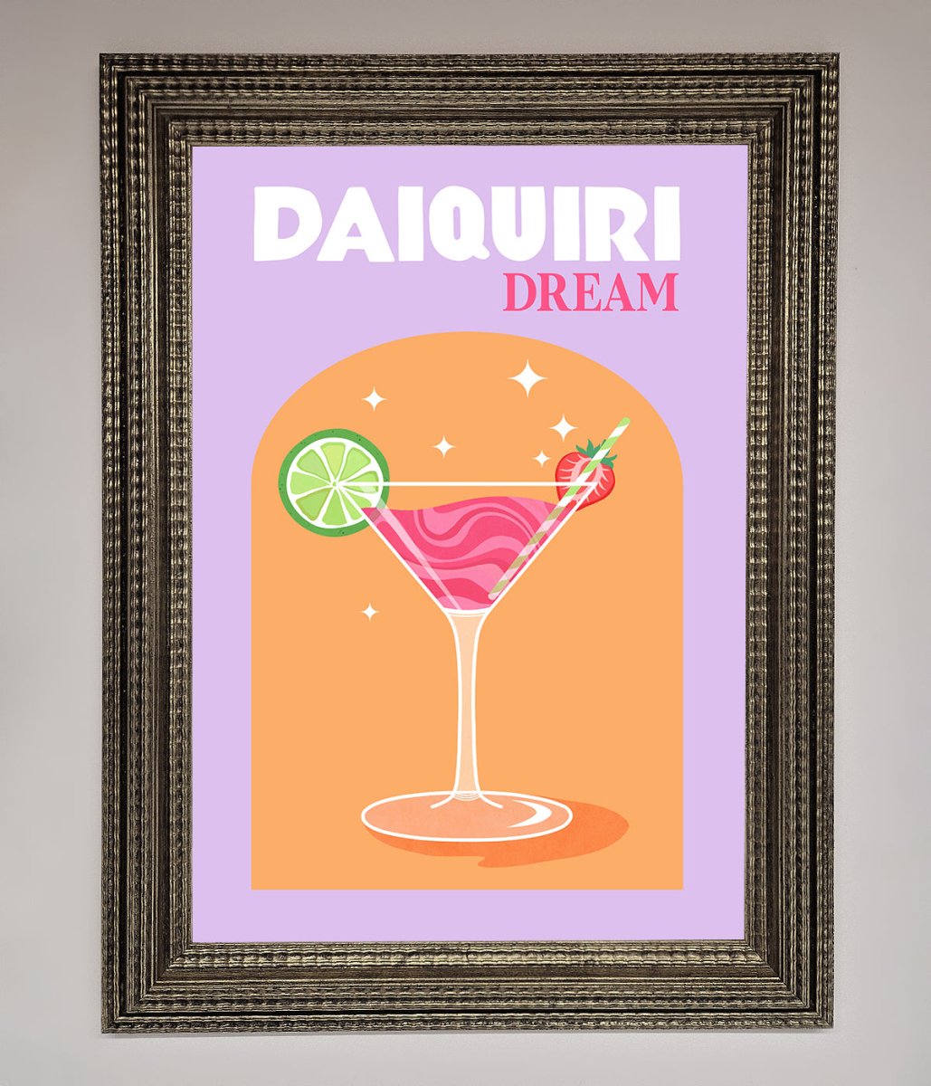 Strawberry Daiquiri Framed Print - Zestio