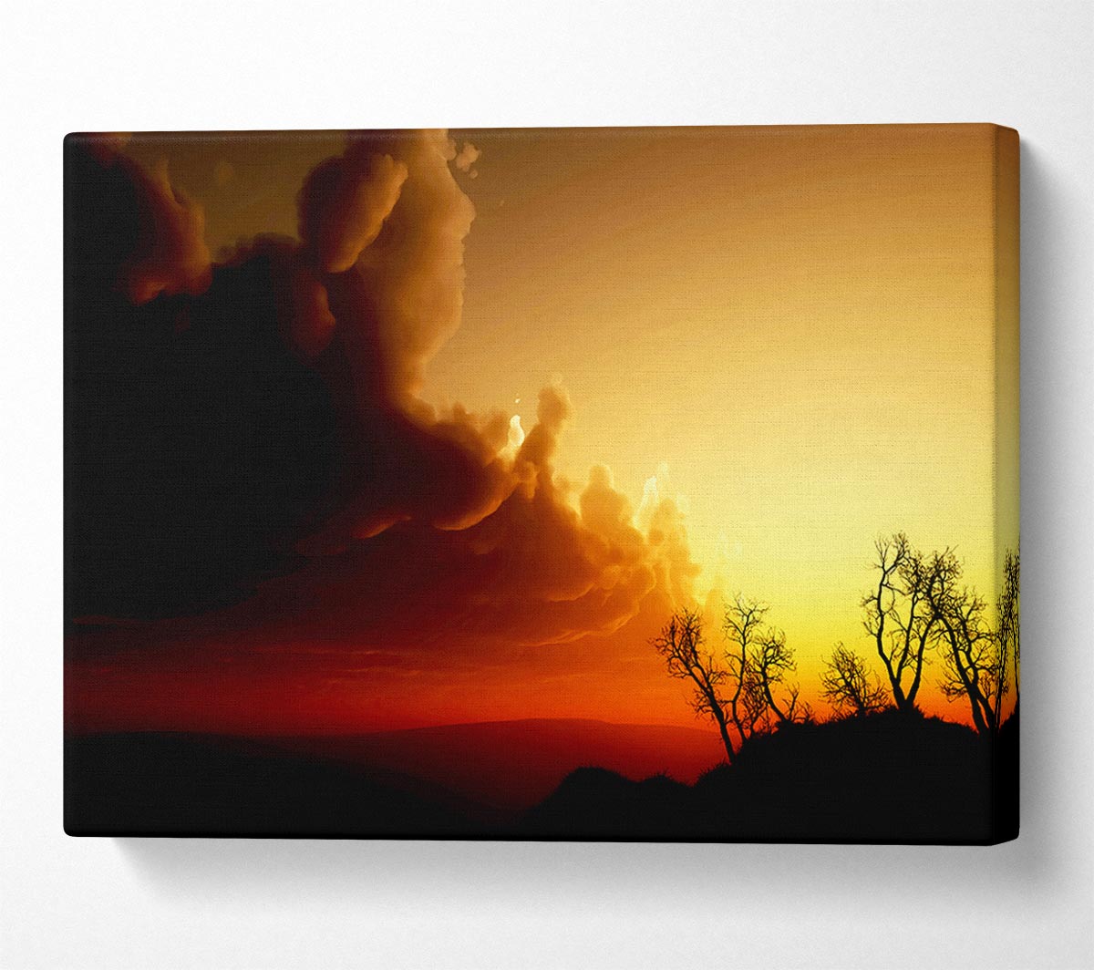 Stunning Sun Clouds Canvas Wall Art - Zestio