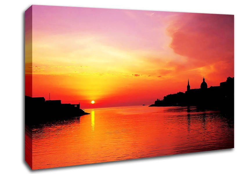 Stunning Sunset Skies Canvas Wall Art - Zestio