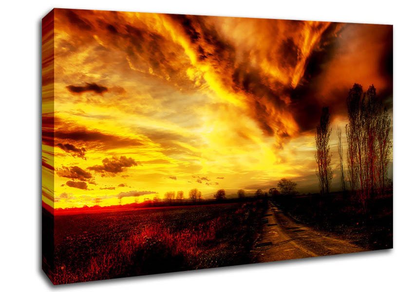 Stunning Sunset Skies Canvas Wall Art - Zestio