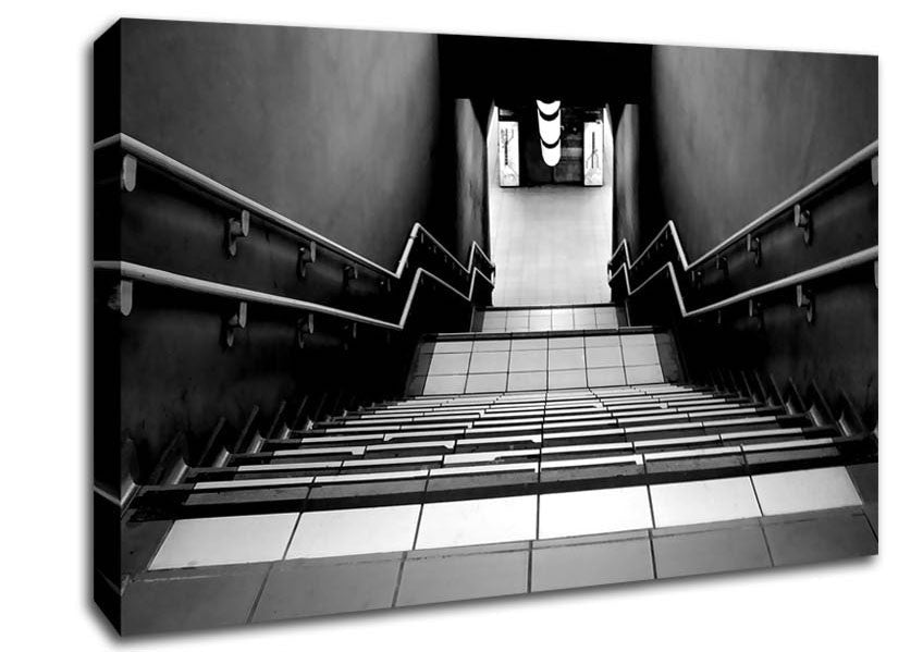 Subway Stairs Canvas Wall Art - Zestio