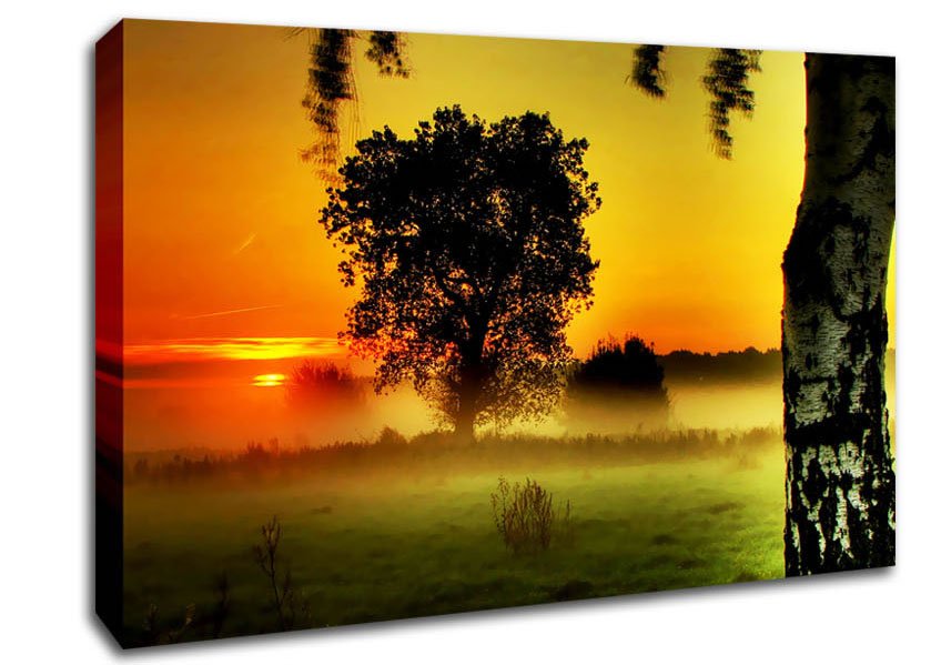 Surreal Ocean Mist Canvas Wall Art - Zestio