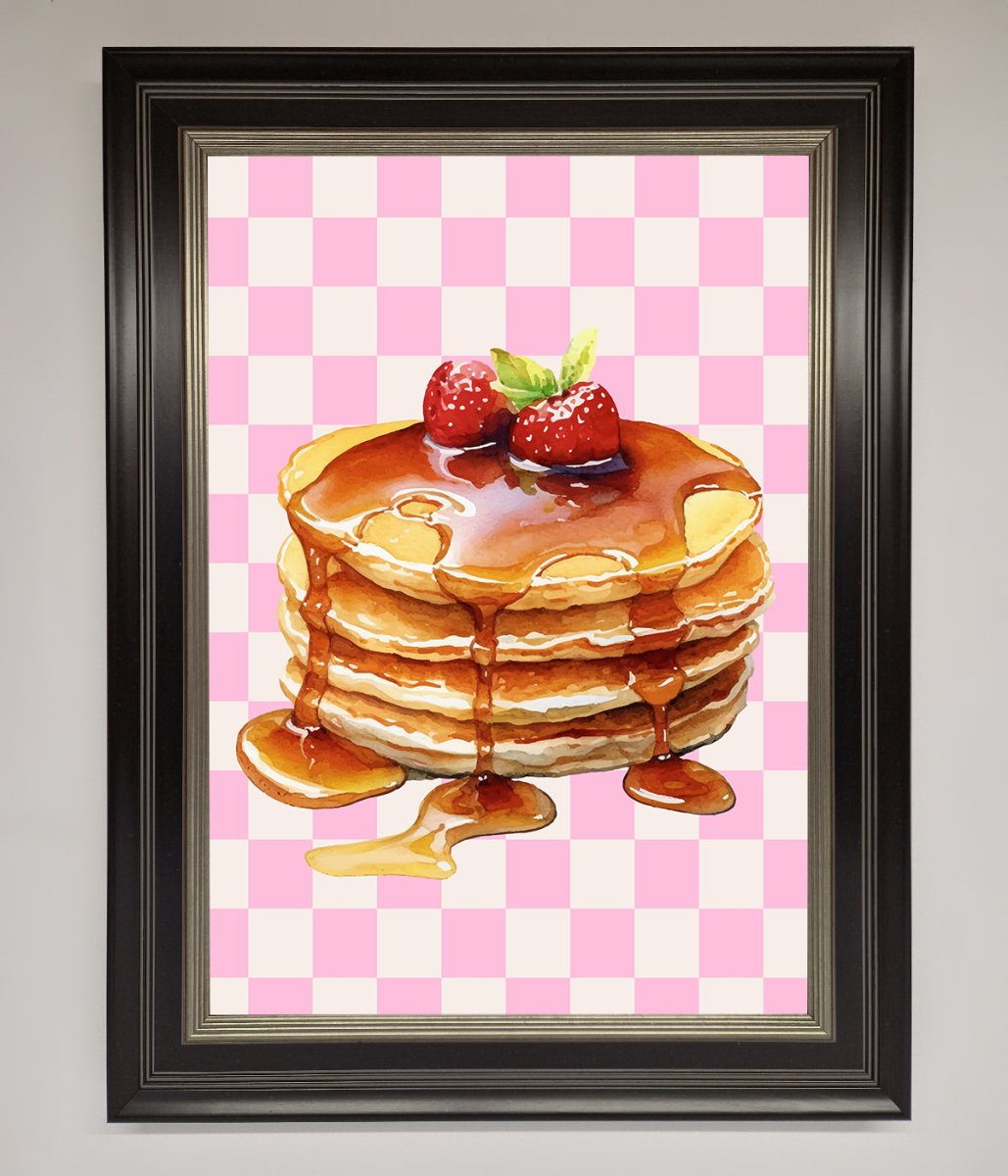 Syrup Pankcakes Framed Print - Zestio