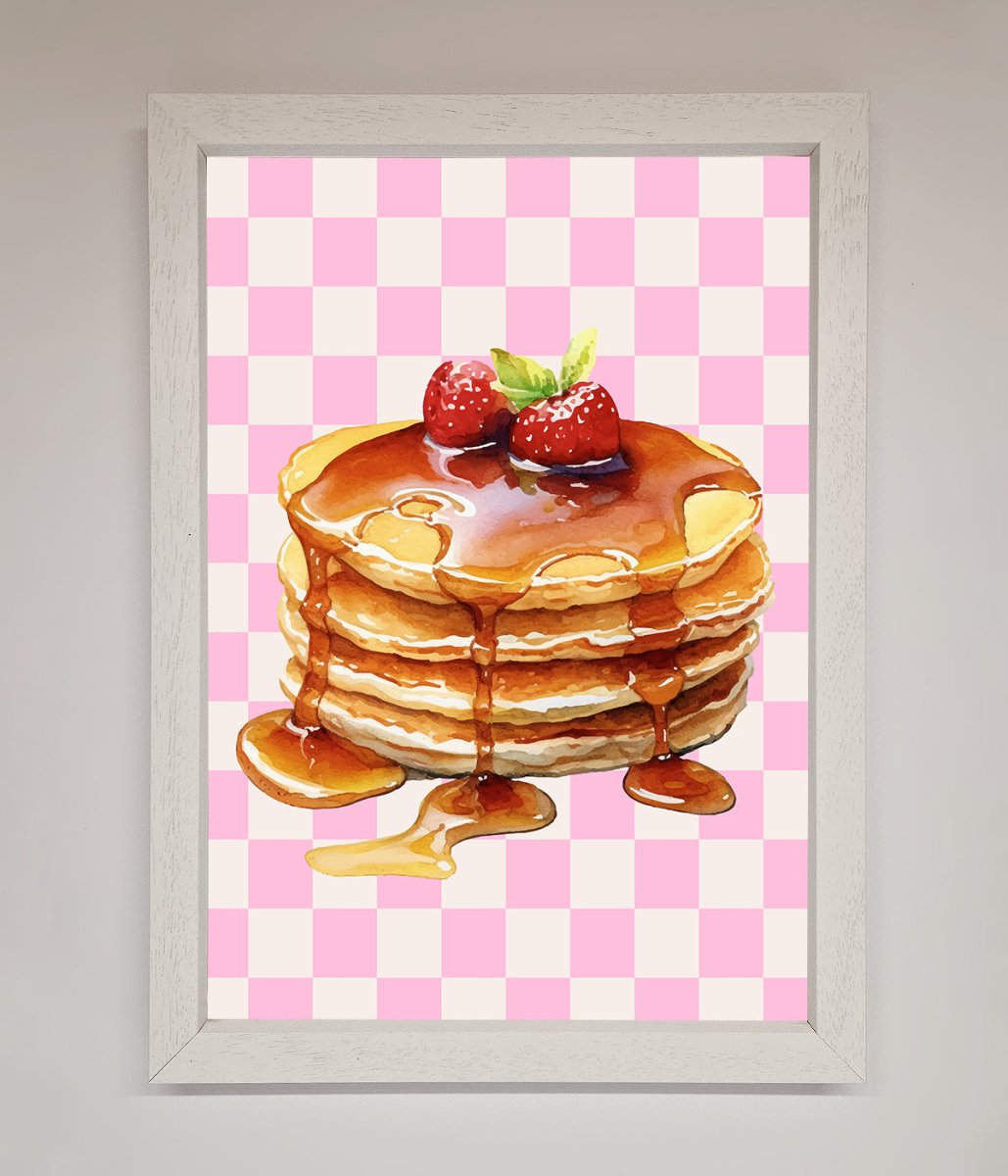 Syrup Pankcakes Framed Print - Zestio