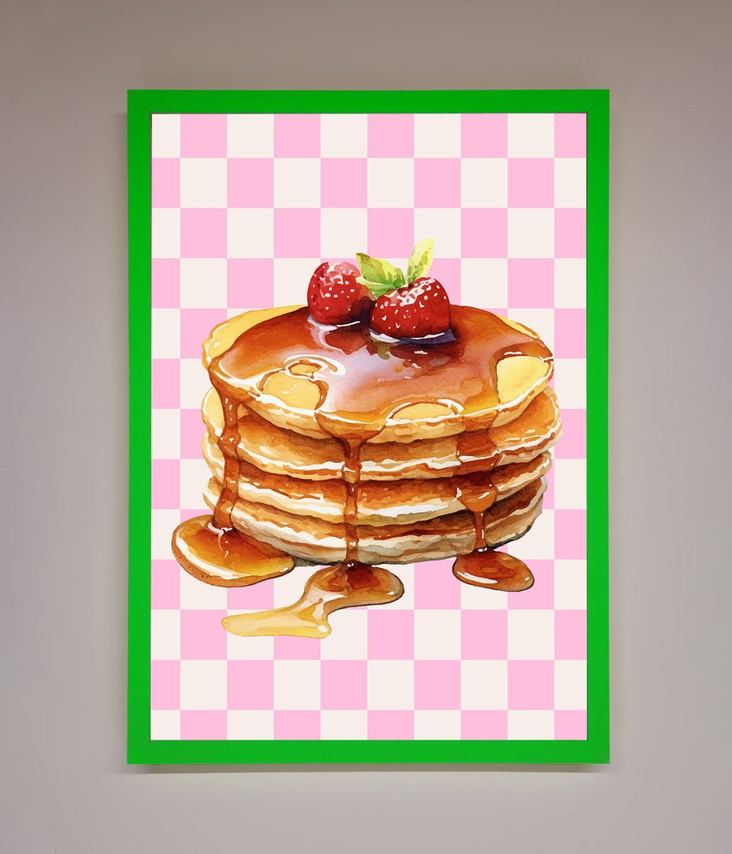 Syrup Pankcakes Framed Print - Zestio