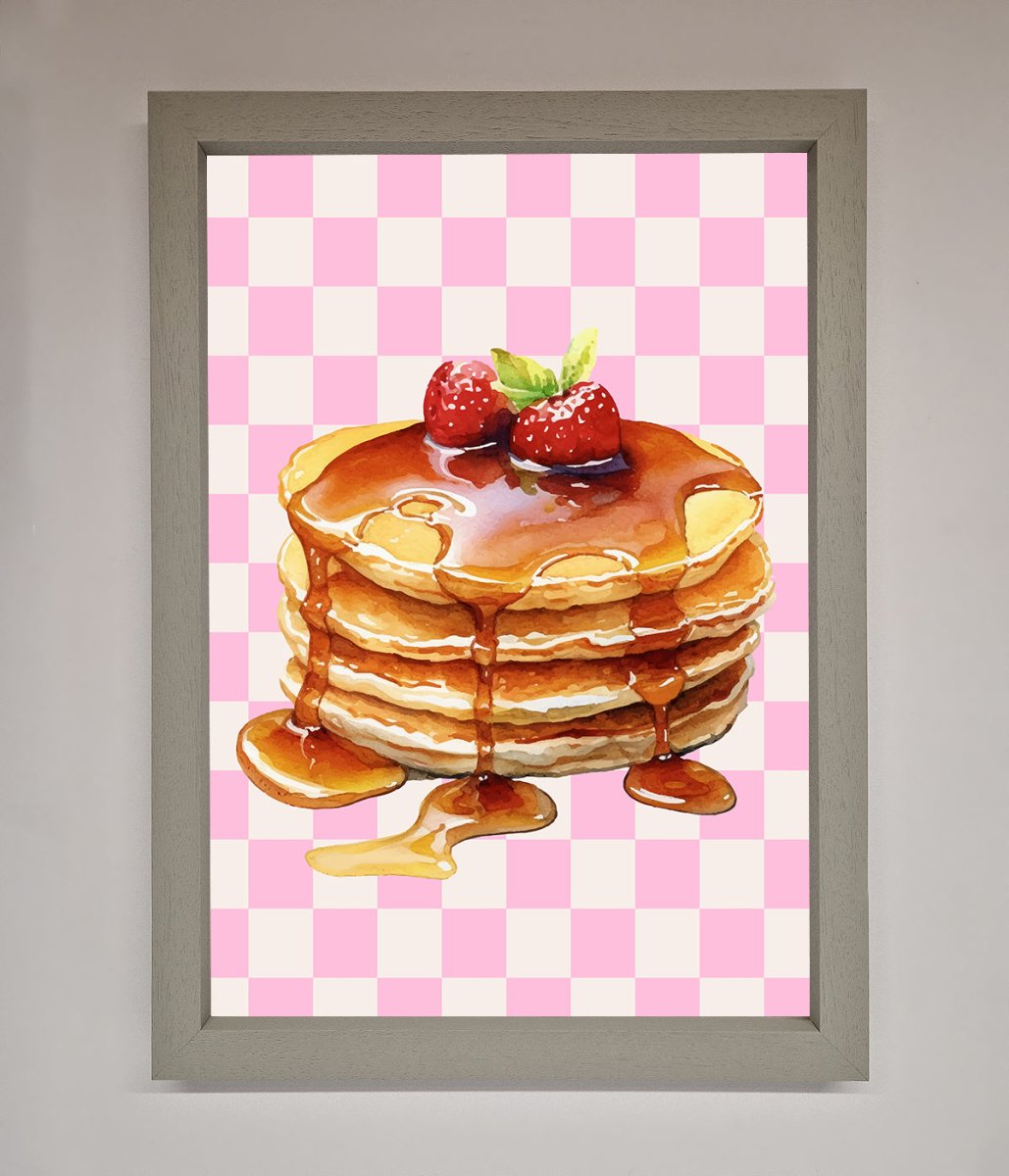 Syrup Pankcakes Framed Print - Zestio