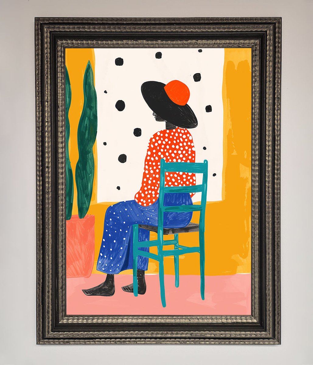 Take A Seat Framed Poster - Zestio