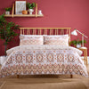 OLIVIA ROCCO Taxila Duvet Cover Set Easy Care Reversible Bedding with Pillowcases Super Soft Machine Washable Bed Linen for Bedroom Decor