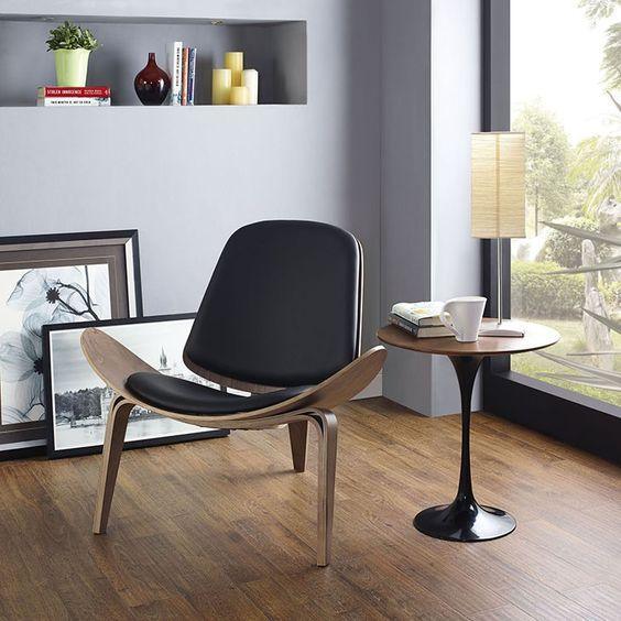 Hans Wegner CH07 Shell Chair, White & Oak