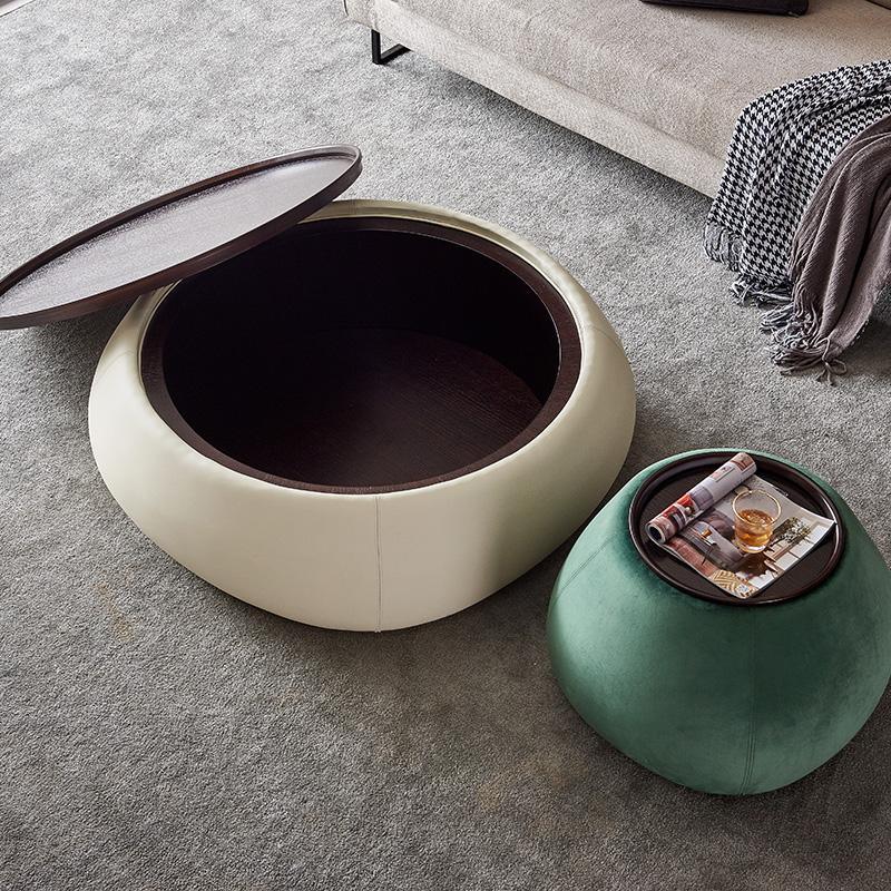 TG24 Coffee Table Set, Cream & Green