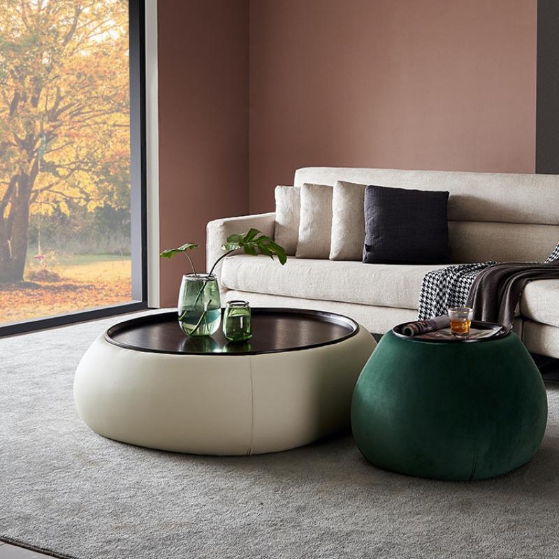 TG24 Coffee Table Set, Cream & Green
