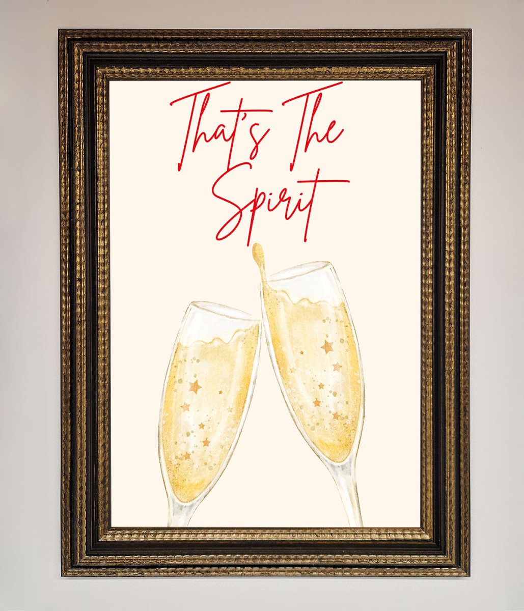 Thats The Spirit Framed Wall Art - Zestio