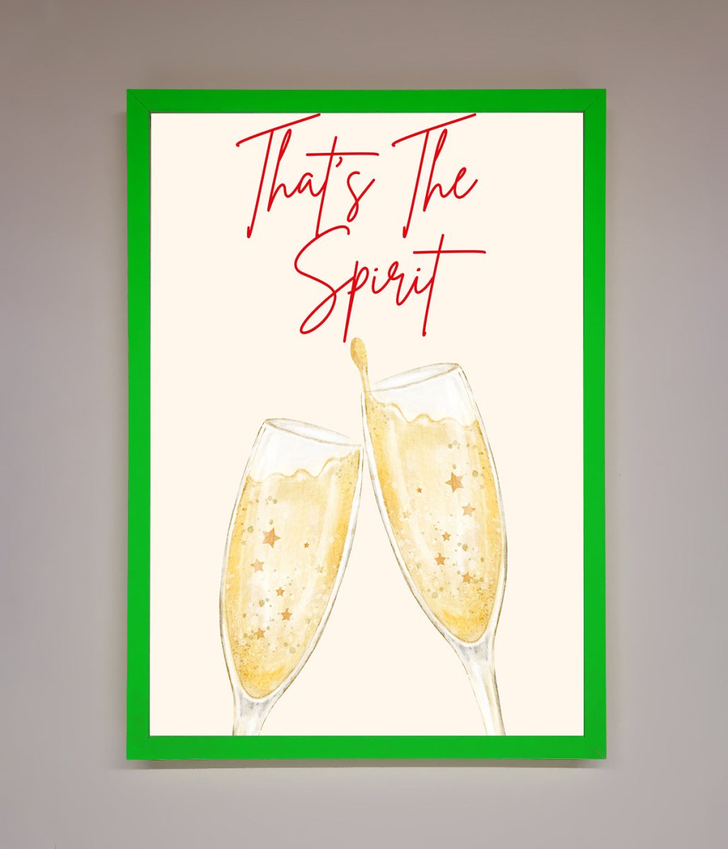 Thats The Spirit Framed Wall Art - Zestio