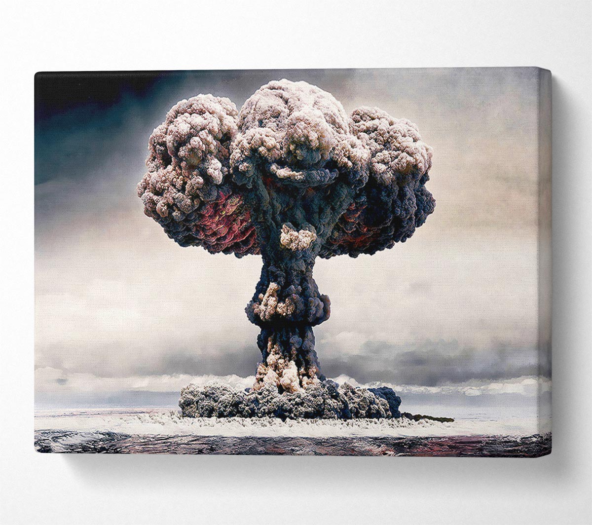 The Atom Bomb Blast Canvas Wall Art - Zestio