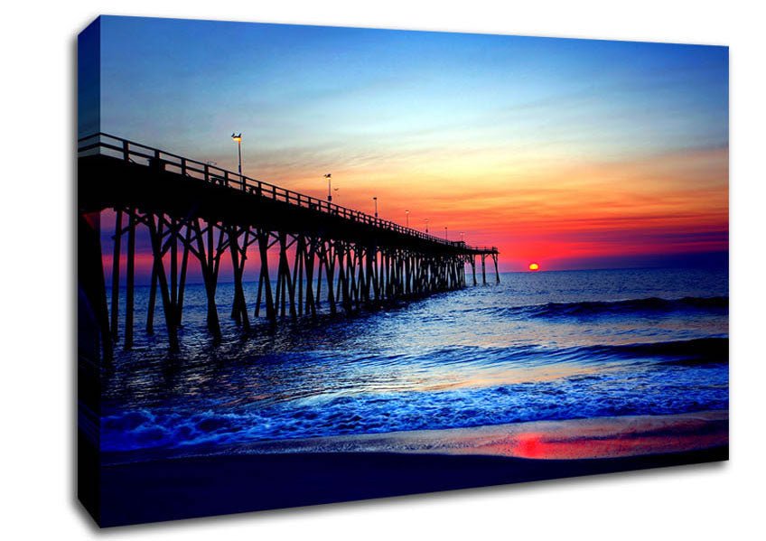 The Oceans Pier Canvas Wall Art - Zestio