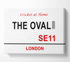 The Oval Signs Canvas Wall Art - Zestio