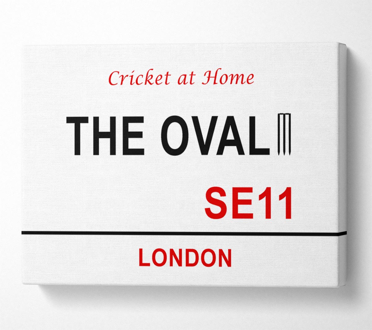 The Oval Signs Canvas Wall Art - Zestio