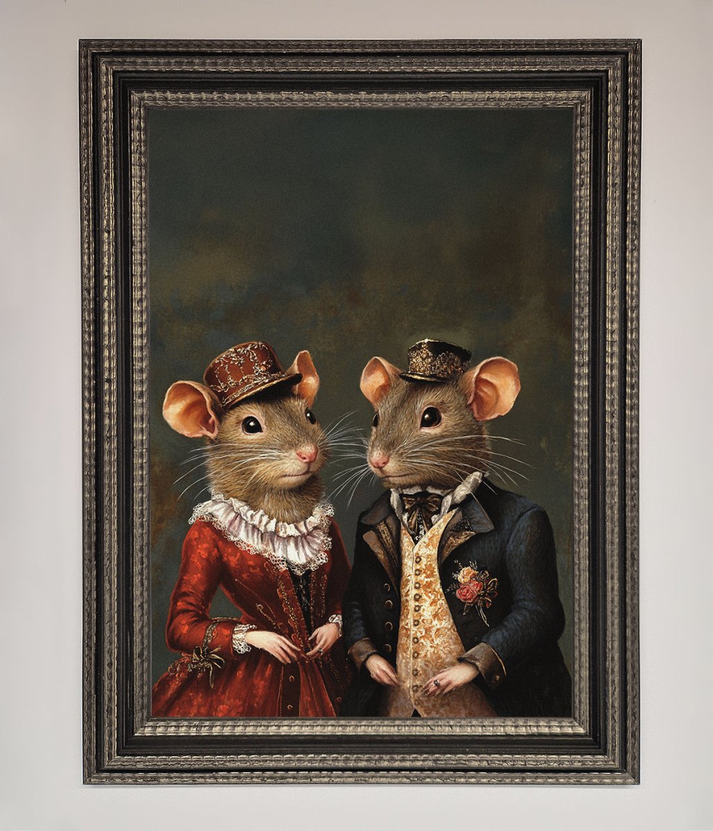 The Victorian Mice Framed Poster - Zestio