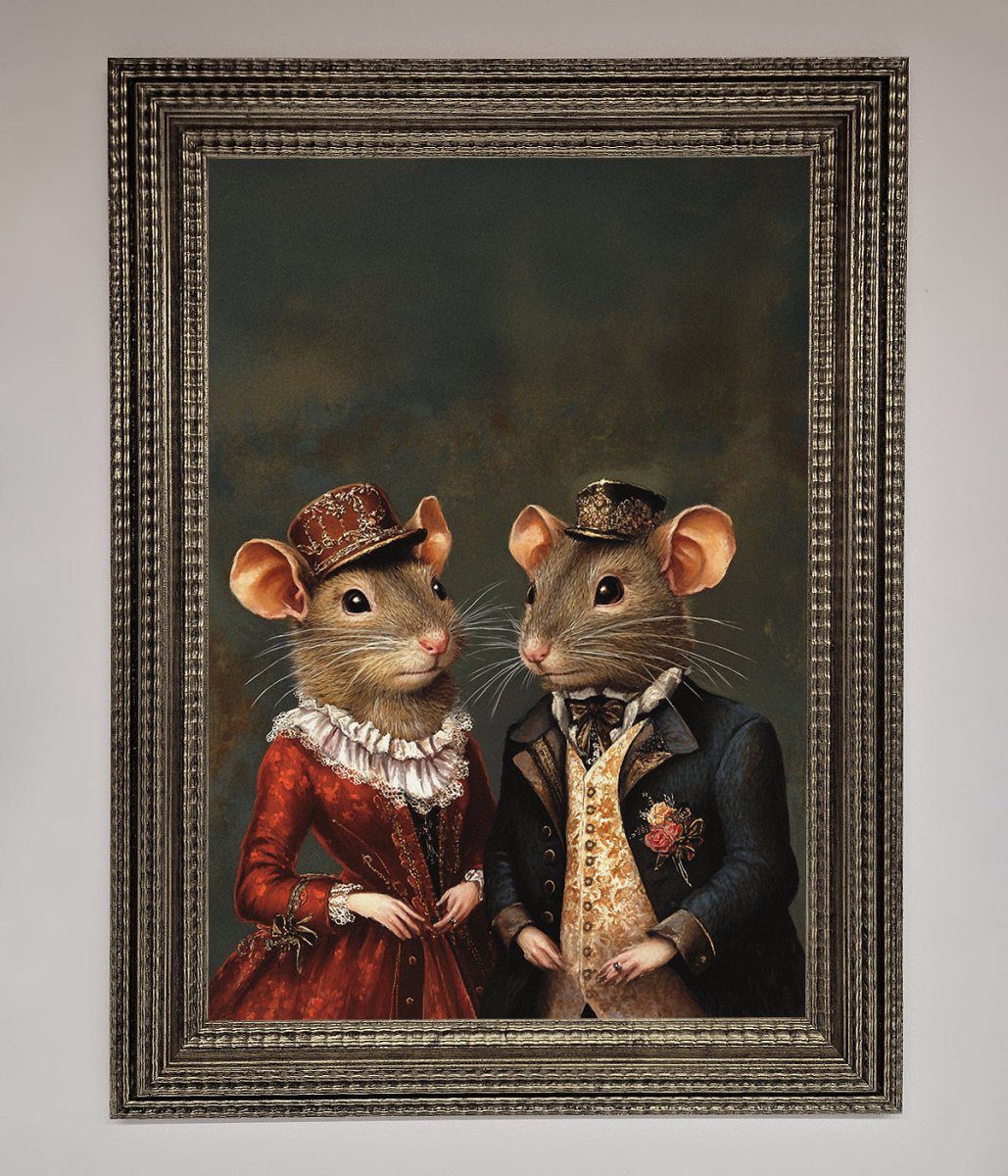 The Victorian Mice Framed Poster - Zestio