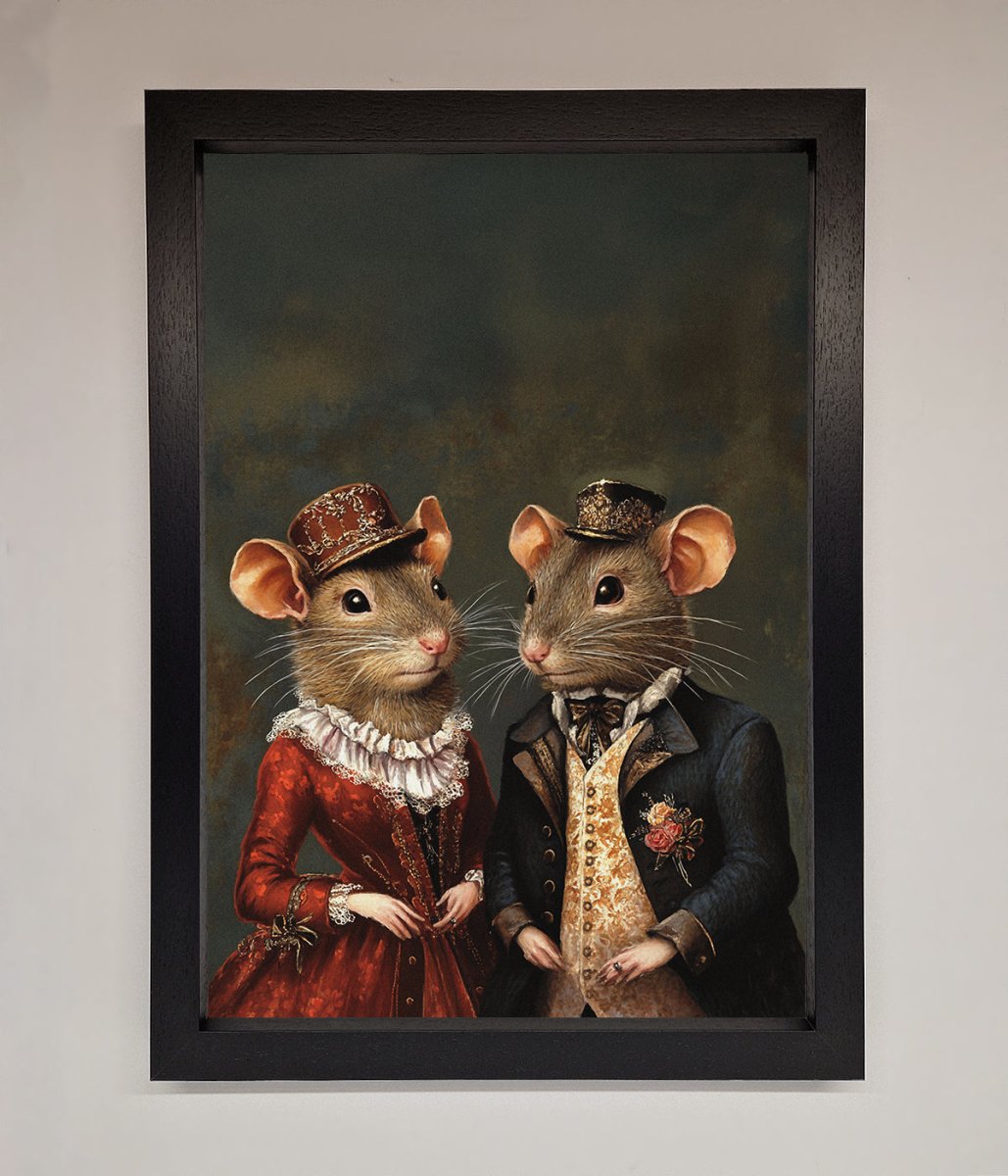 The Victorian Mice Framed Poster - Zestio