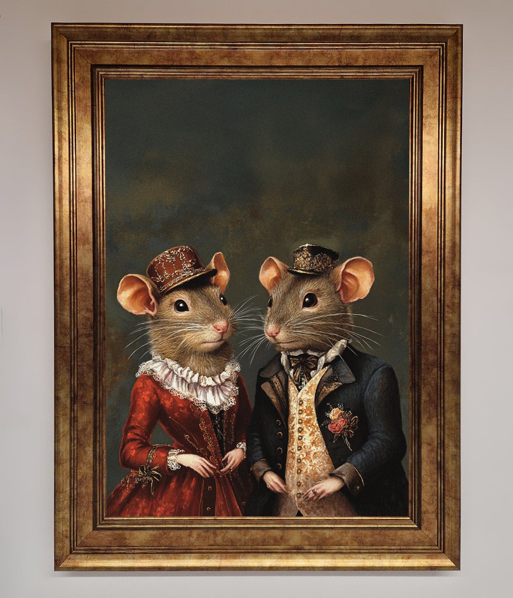 The Victorian Mice Framed Poster - Zestio