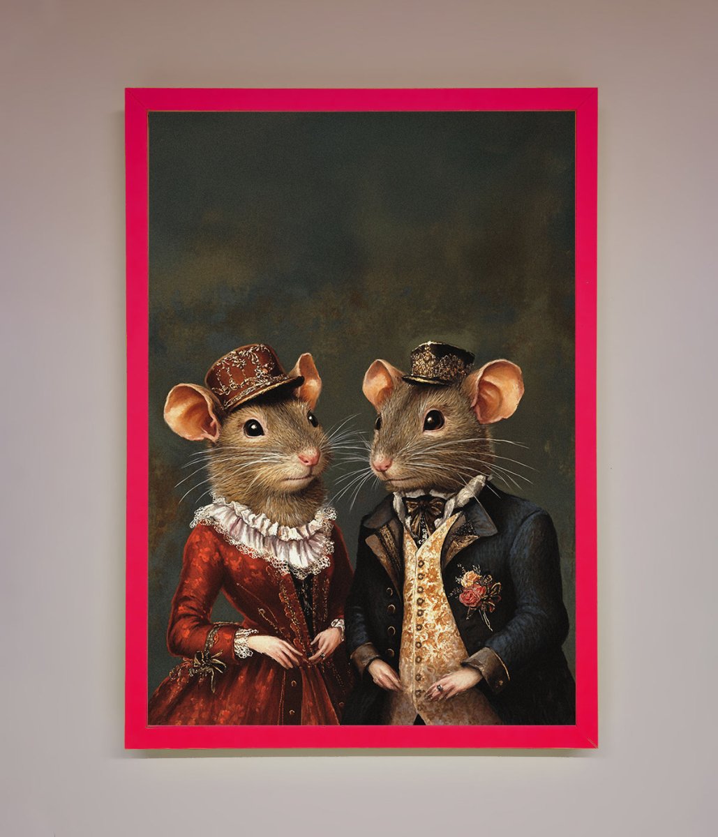 The Victorian Mice Framed Poster - Zestio