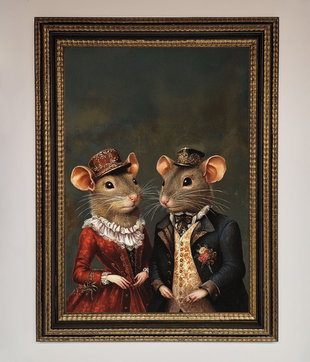 The Victorian Mice Framed Poster - Zestio