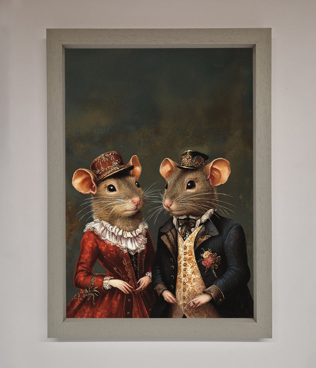 The Victorian Mice Framed Poster - Zestio