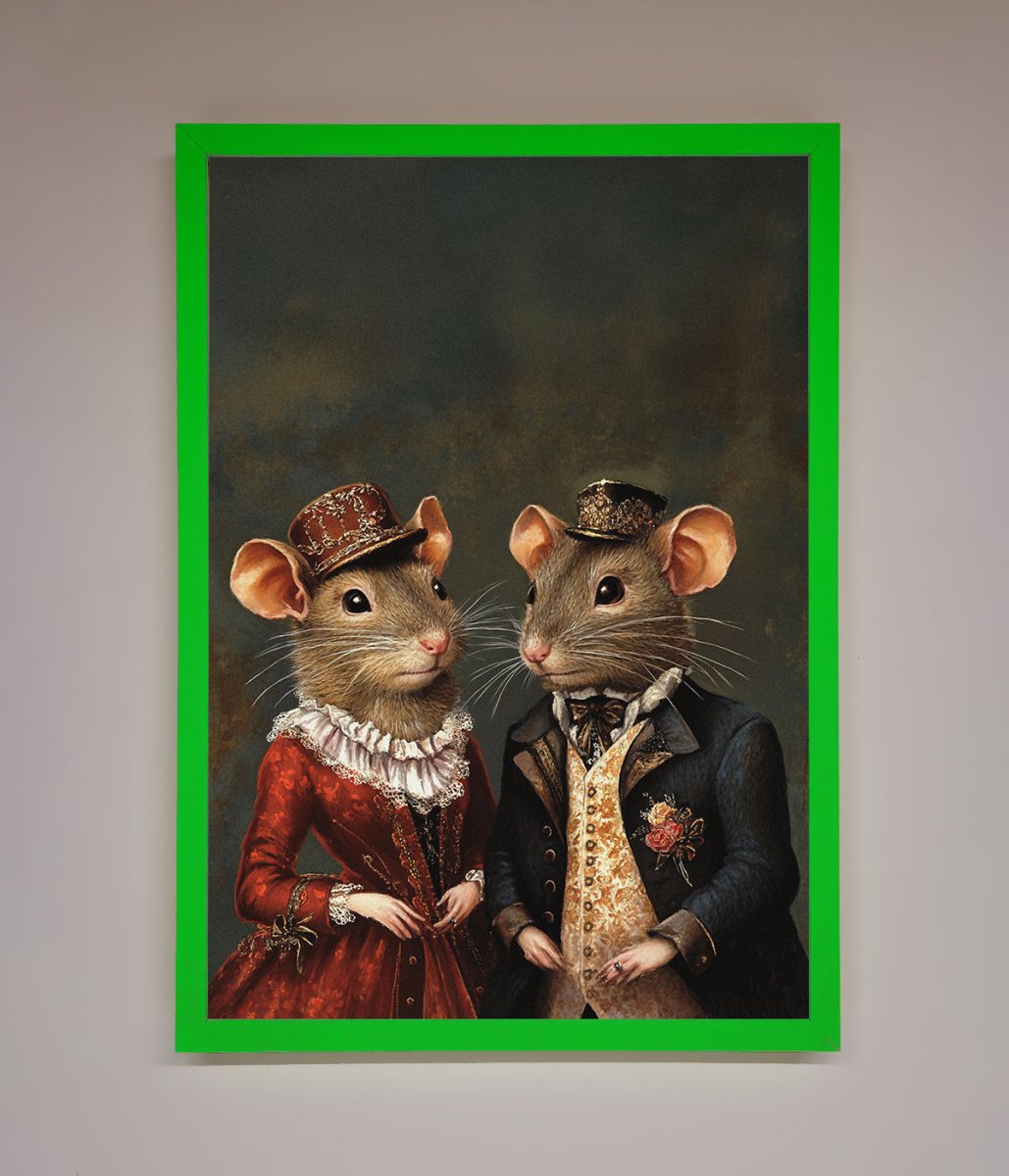 The Victorian Mice Framed Poster - Zestio